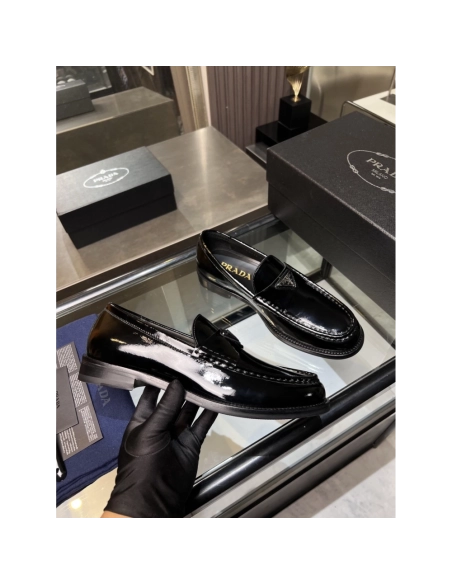 Prada leather shoes 038,PRADA SNEAKERS,Luxury Shoes