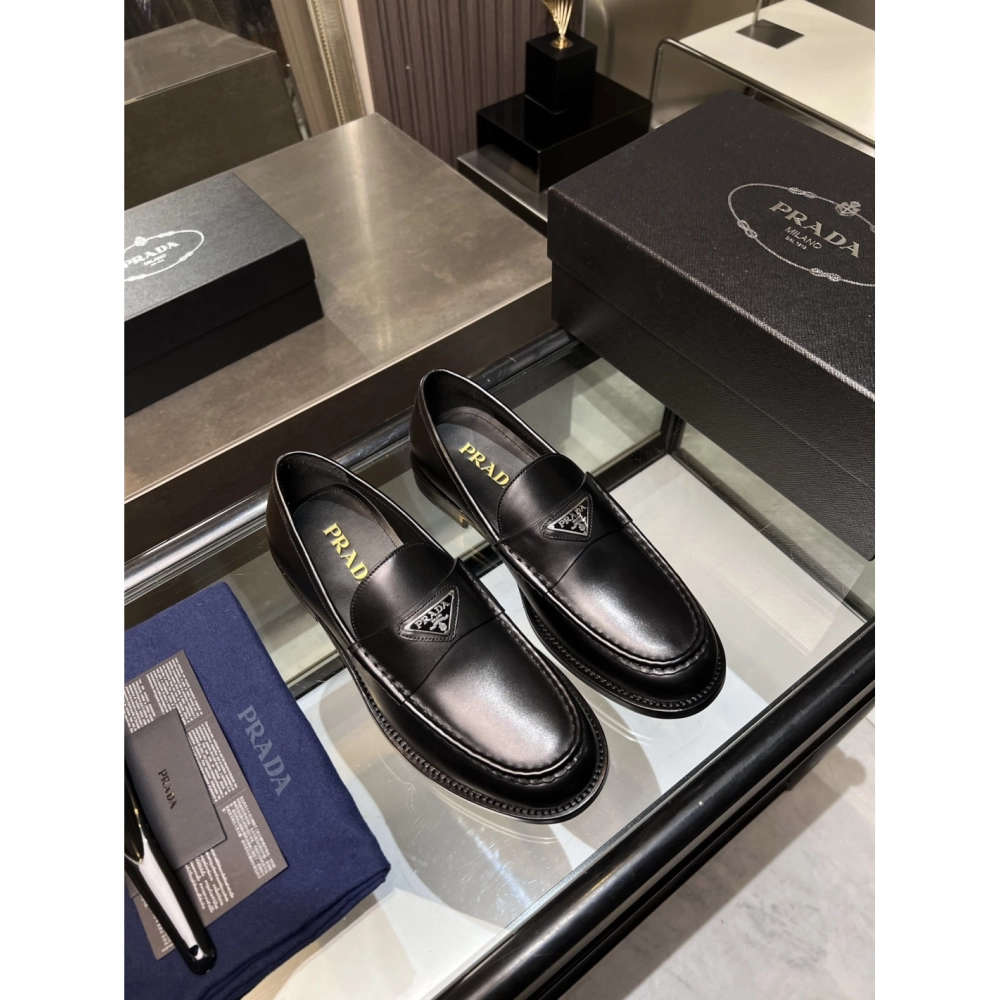 Prada leather shoes 039,PRADA SNEAKERS,Luxury Shoes