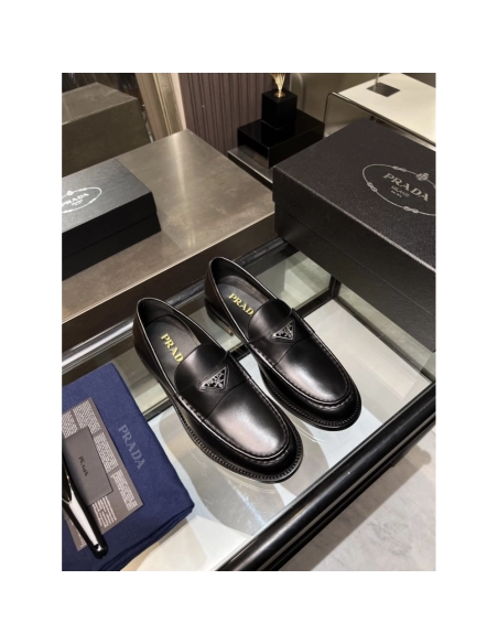 Prada leather shoes 039,PRADA SNEAKERS,Luxury Shoes