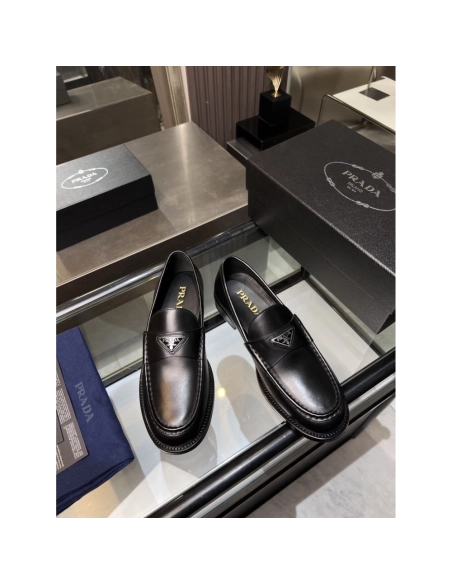 Prada leather shoes 039,PRADA SNEAKERS,Luxury Shoes