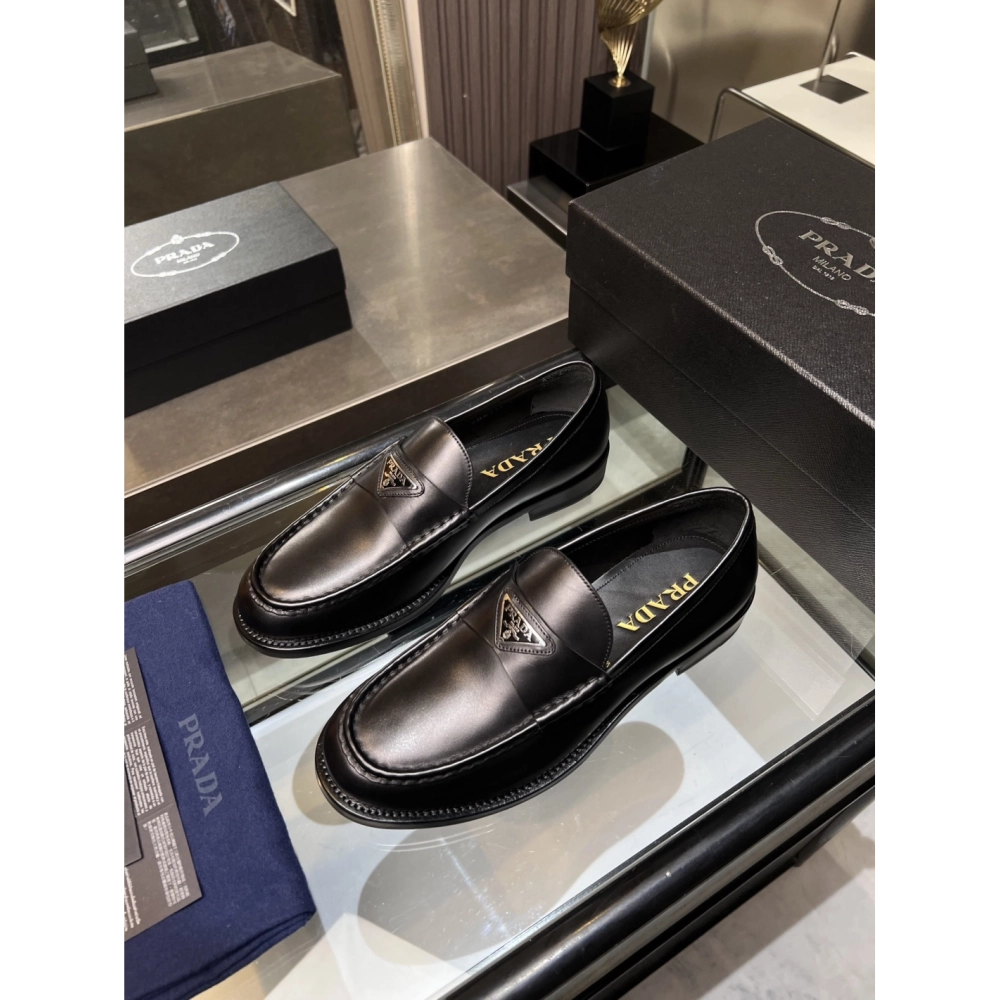 Prada leather shoes 039,PRADA SNEAKERS,Luxury Shoes
