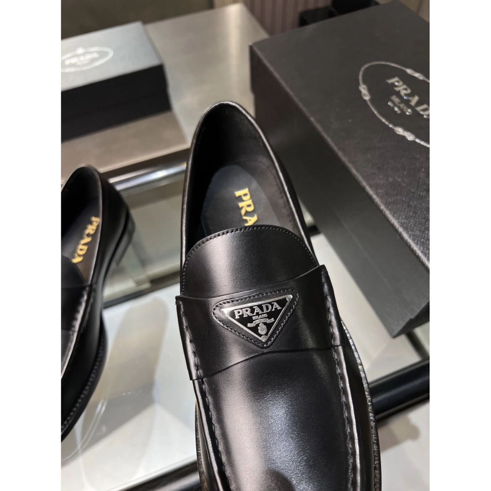 Prada leather shoes 039,PRADA SNEAKERS,Luxury Shoes