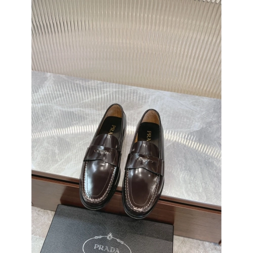 Prada leather shoes 040,PRADA SNEAKERS,Luxury Shoes