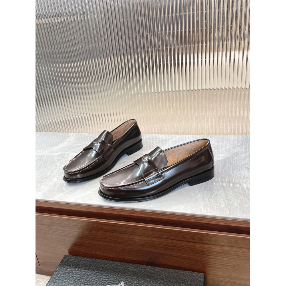 Prada leather shoes 040,PRADA SNEAKERS,Luxury Shoes