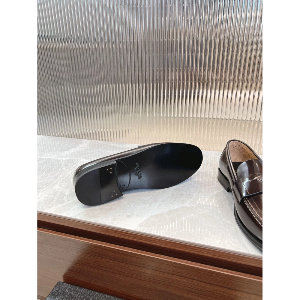 Prada leather shoes 040,PRADA SNEAKERS,Luxury Shoes