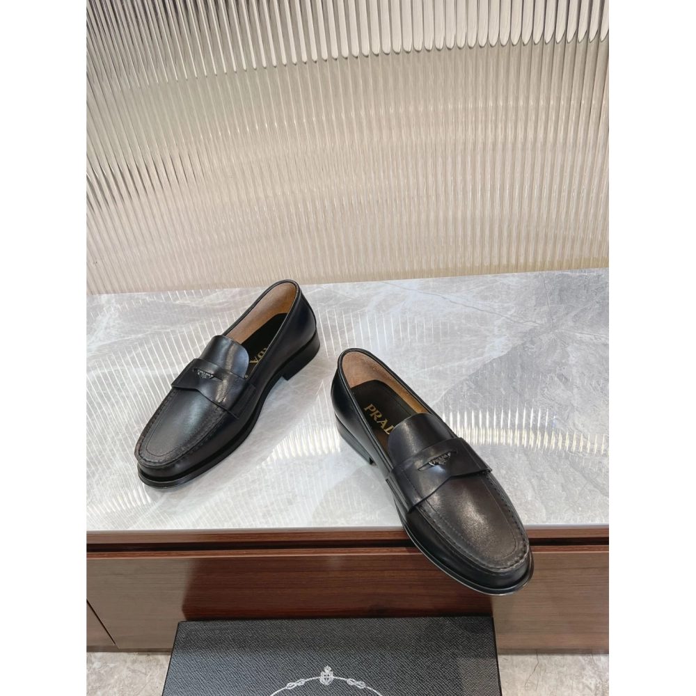 Prada leather shoes 041,PRADA SNEAKERS,Luxury Shoes