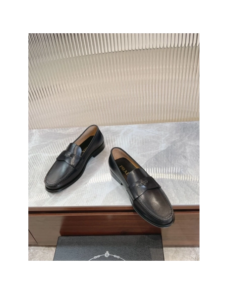 Prada leather shoes 041,PRADA SNEAKERS,Luxury Shoes