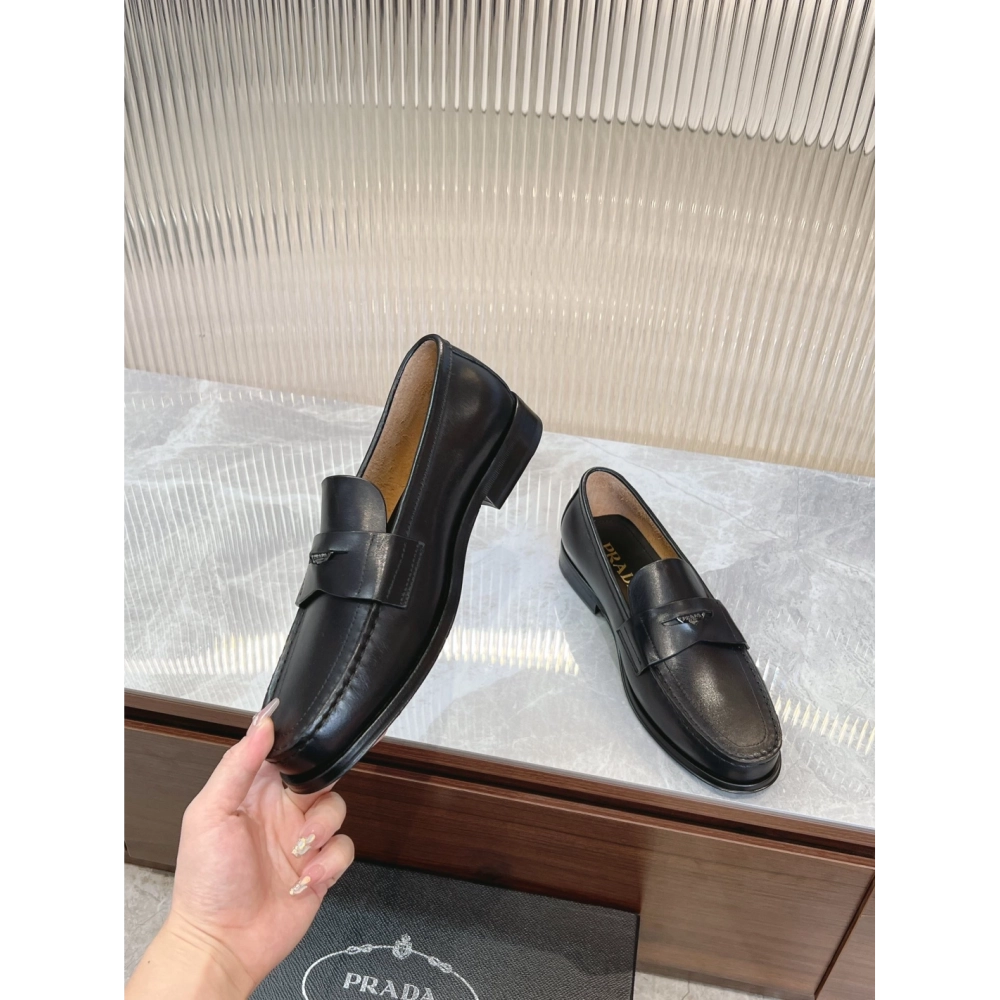 Prada leather shoes 041,PRADA SNEAKERS,Luxury Shoes