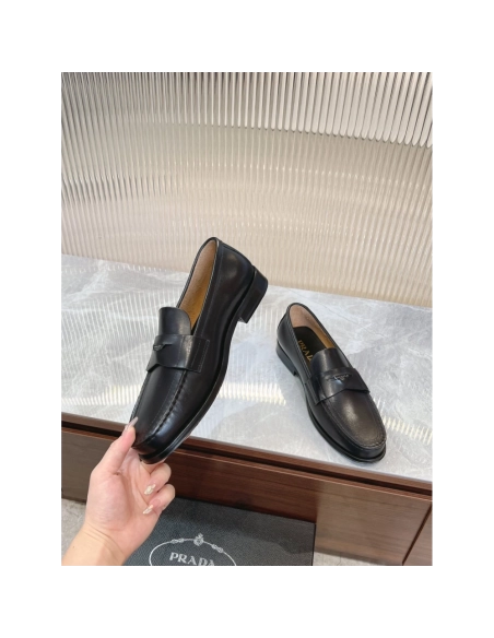 Prada leather shoes 041,PRADA SNEAKERS,Luxury Shoes