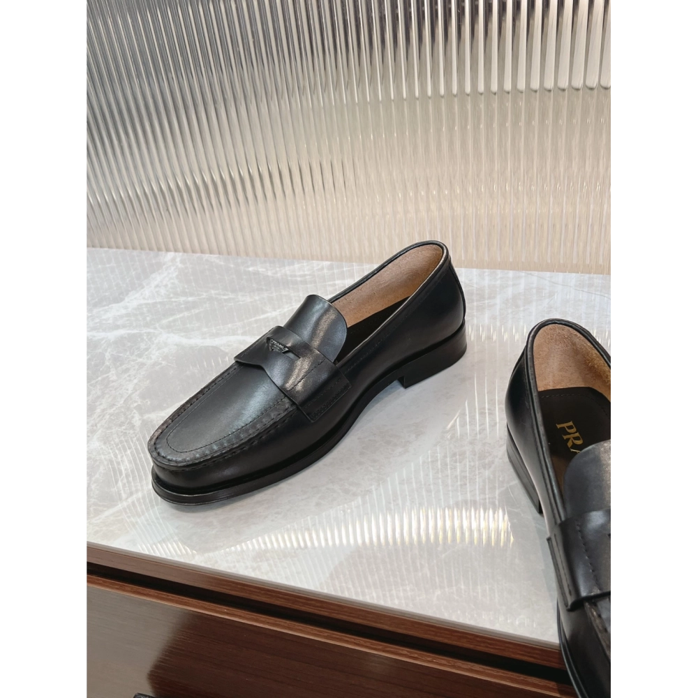 Prada leather shoes 041,PRADA SNEAKERS,Luxury Shoes