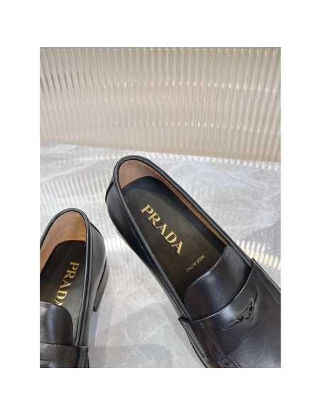 Prada leather shoes 041,PRADA SNEAKERS,Luxury Shoes