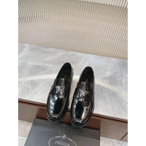 Prada leather shoes 042,PRADA SNEAKERS,Luxury Shoes