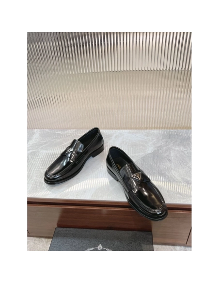 Prada leather shoes 042,PRADA SNEAKERS,Luxury Shoes