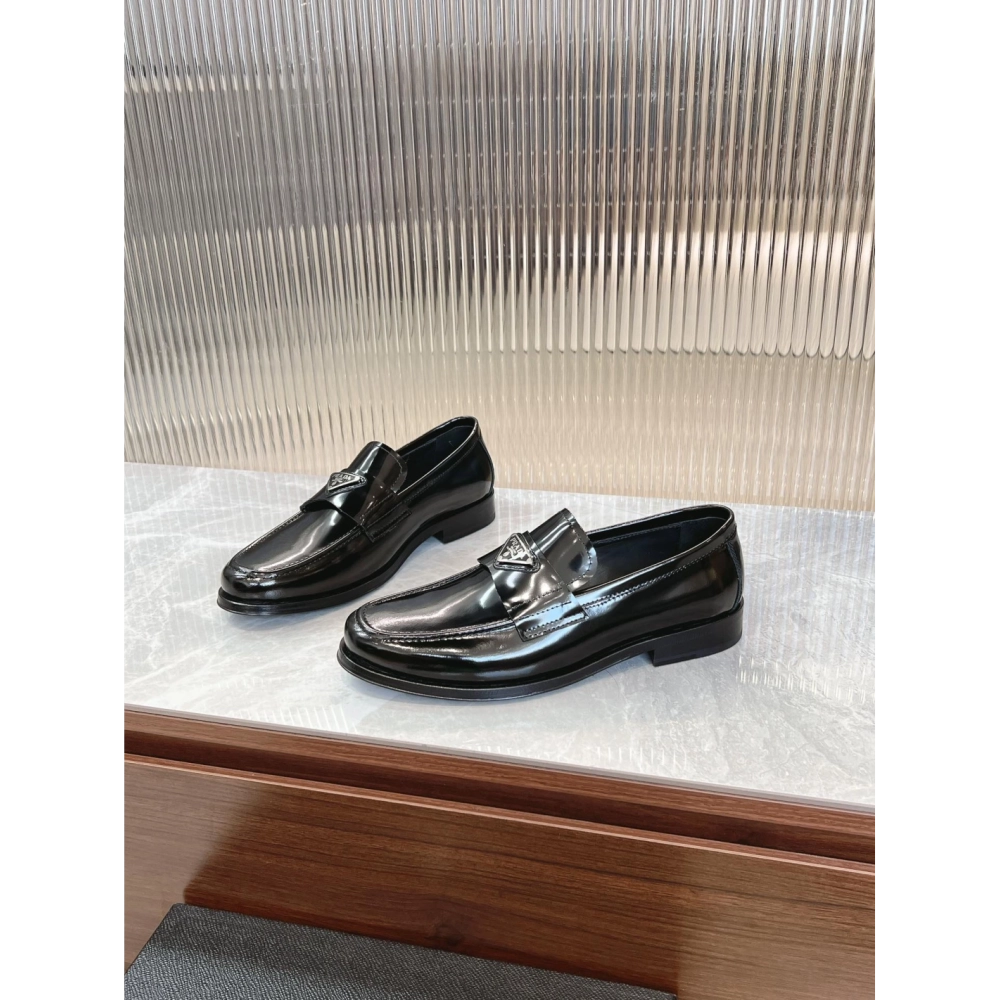 Prada leather shoes 042,PRADA SNEAKERS,Luxury Shoes