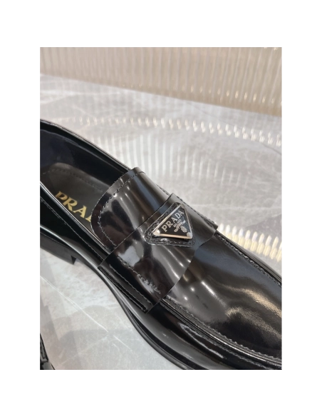 Prada leather shoes 042,PRADA SNEAKERS,Luxury Shoes