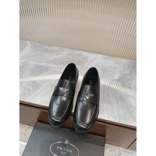 Prada leather shoes 044,PRADA SNEAKERS,Luxury Shoes