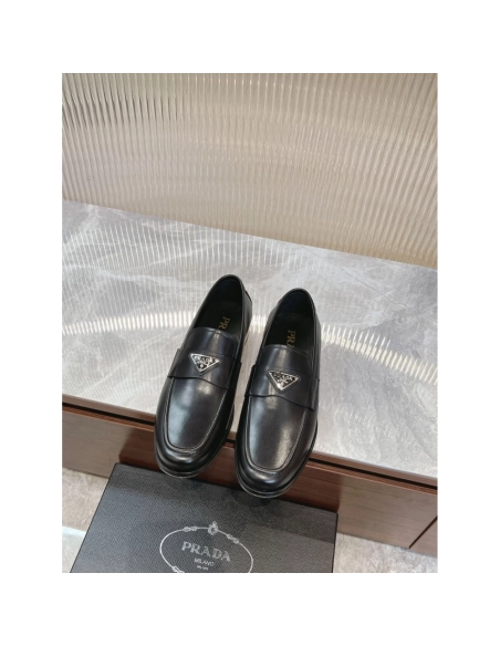 Prada leather shoes 044,PRADA SNEAKERS,Luxury Shoes