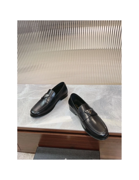Prada leather shoes 044,PRADA SNEAKERS,Luxury Shoes