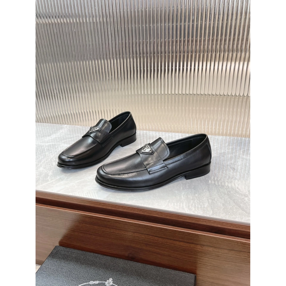 Prada leather shoes 044,PRADA SNEAKERS,Luxury Shoes
