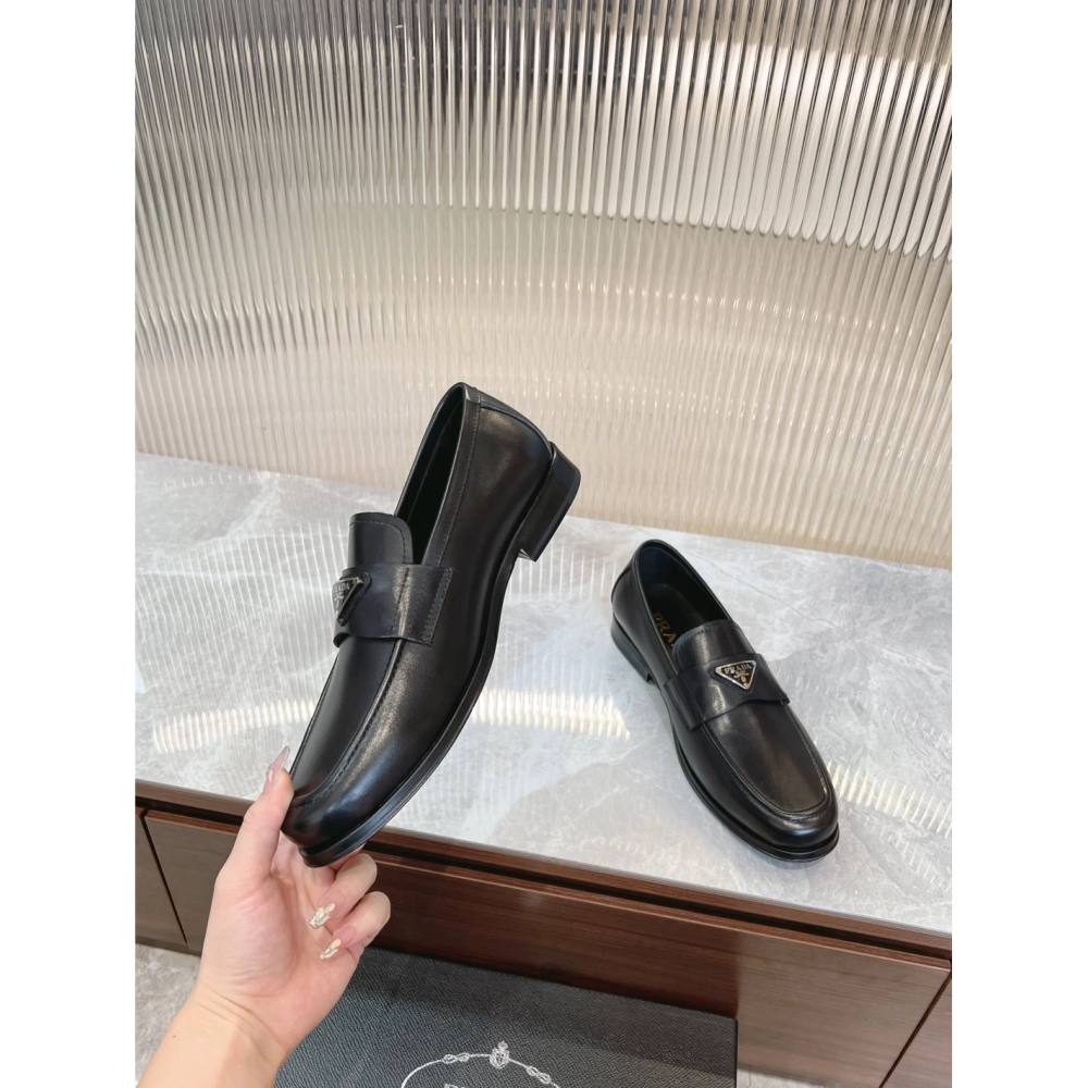 Prada leather shoes 044,PRADA SNEAKERS,Luxury Shoes