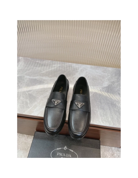 Prada leather shoes 045,PRADA SNEAKERS,Luxury Shoes