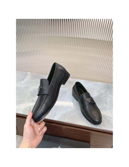 Prada leather shoes 045,PRADA SNEAKERS,Luxury Shoes