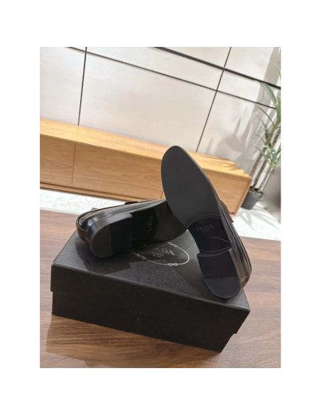Prada leather shoes 046,PRADA SNEAKERS,Luxury Shoes