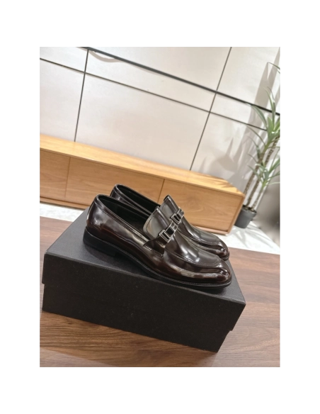 Prada leather shoes 047,PRADA SNEAKERS,Luxury Shoes
