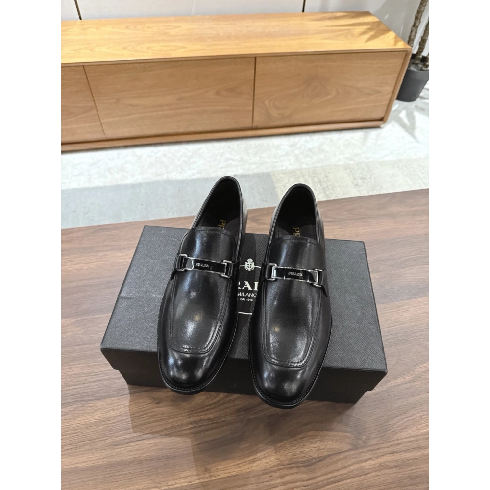 Prada leather shoes 048,PRADA SNEAKERS,Luxury Shoes