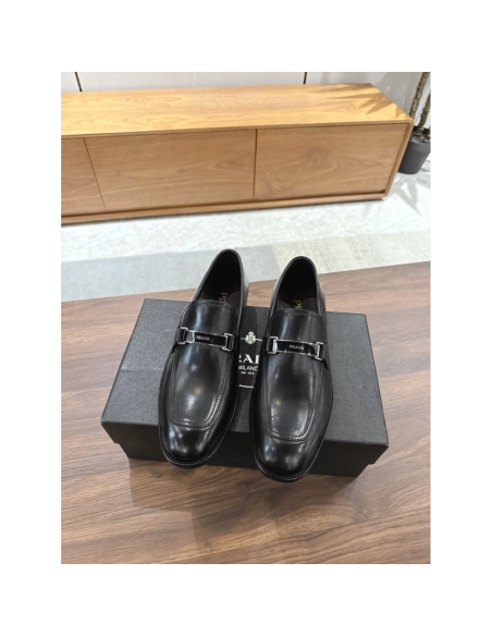 Prada leather shoes 048,PRADA SNEAKERS,Luxury Shoes