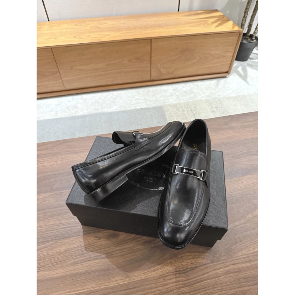 Prada leather shoes 048,PRADA SNEAKERS,Luxury Shoes