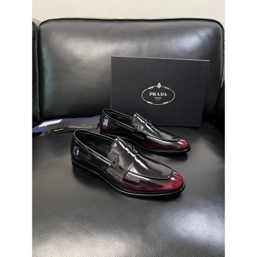 Prada leather shoes 053,PRADA SNEAKERS,Luxury Shoes