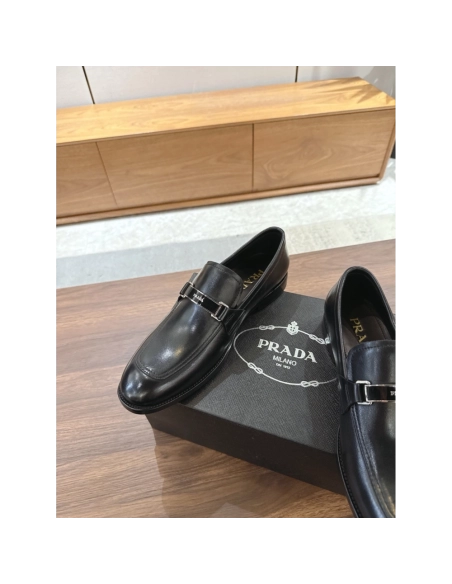 Prada leather shoes 048,PRADA SNEAKERS,Luxury Shoes