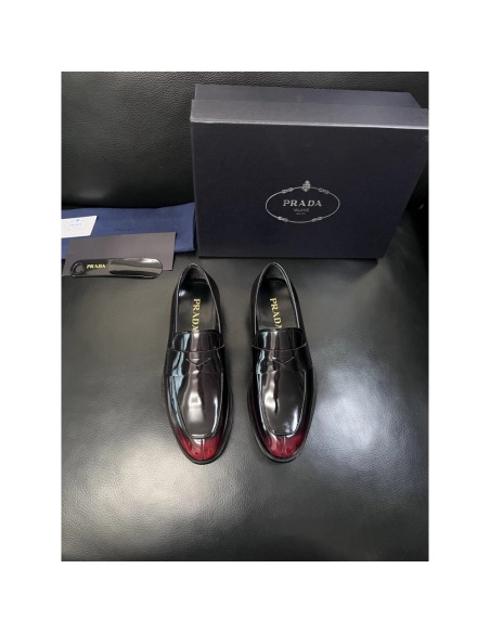 Prada leather shoes 053,PRADA SNEAKERS,Luxury Shoes