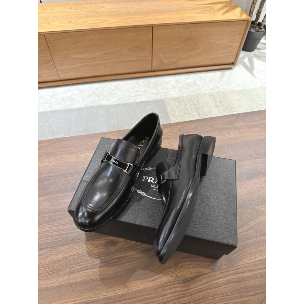 Prada leather shoes 048,PRADA SNEAKERS,Luxury Shoes