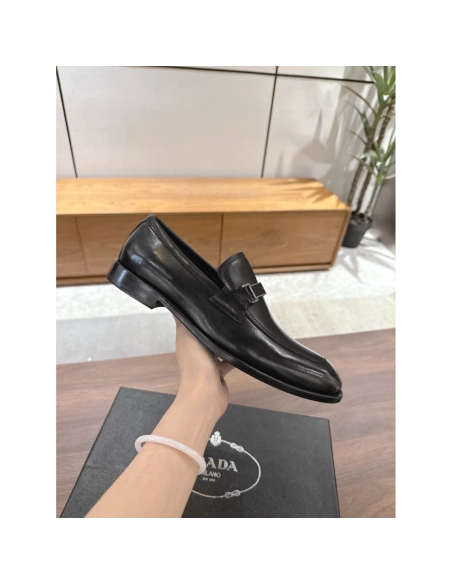 Prada leather shoes 048,PRADA SNEAKERS,Luxury Shoes