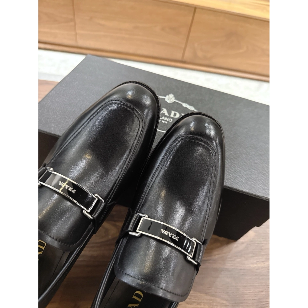 Prada leather shoes 048,PRADA SNEAKERS,Luxury Shoes
