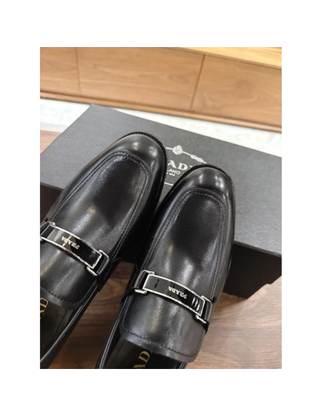 Prada leather shoes 048,PRADA SNEAKERS,Luxury Shoes