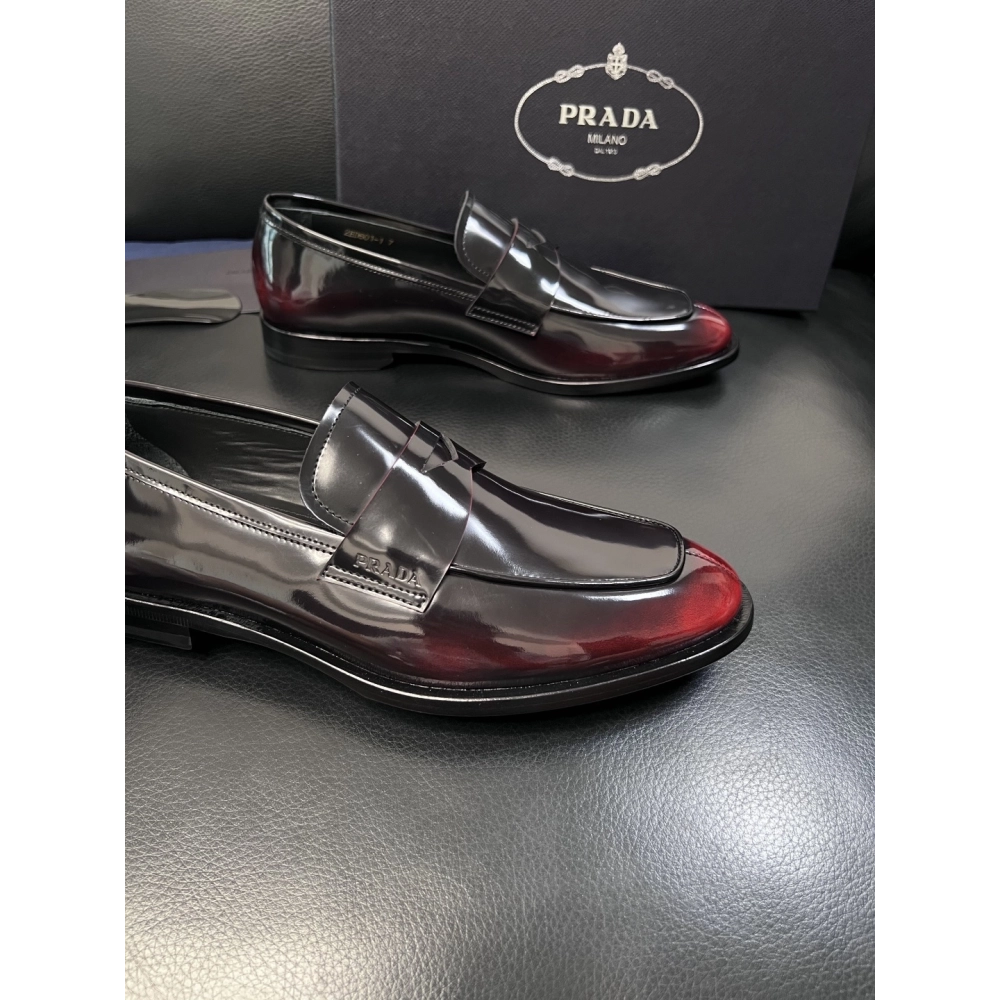 Prada leather shoes 053,PRADA SNEAKERS,Luxury Shoes