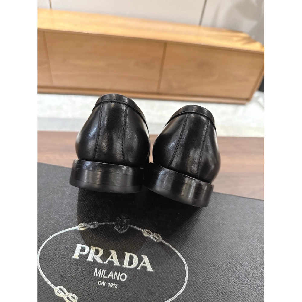 Prada leather shoes 048,PRADA SNEAKERS,Luxury Shoes