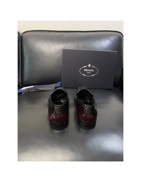 Prada leather shoes 053,PRADA SNEAKERS,Luxury Shoes