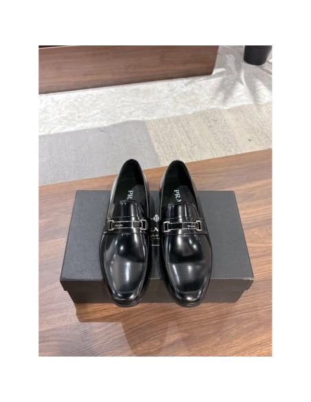 Prada leather shoes 049,PRADA SNEAKERS,Luxury Shoes