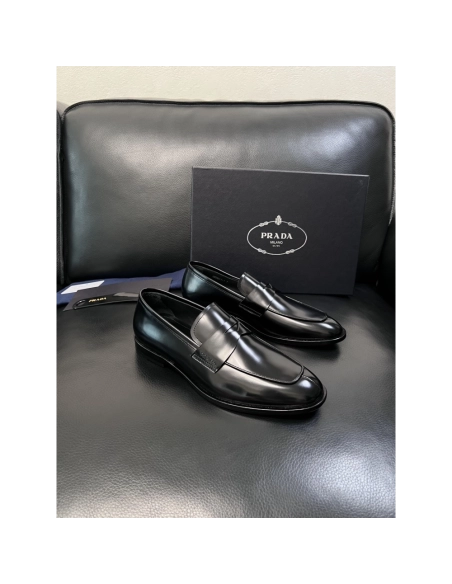 Prada leather shoes 054,PRADA SNEAKERS,Luxury Shoes