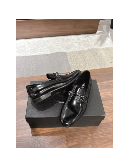 Prada leather shoes 049,PRADA SNEAKERS,Luxury Shoes