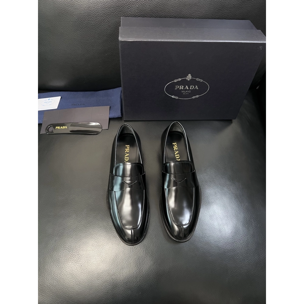 Prada leather shoes 054,PRADA SNEAKERS,Luxury Shoes