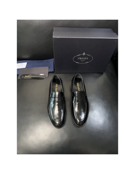 Prada leather shoes 054,PRADA SNEAKERS,Luxury Shoes