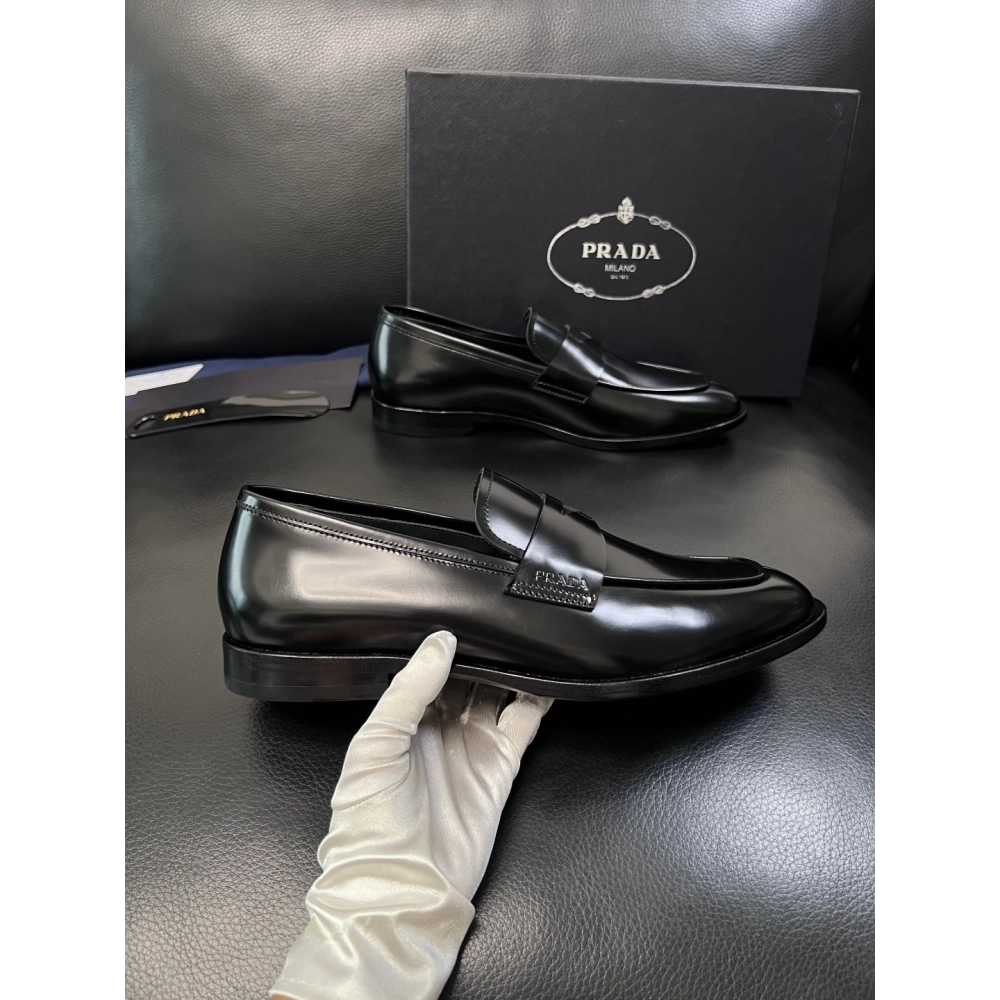 Prada leather shoes 054,PRADA SNEAKERS,Luxury Shoes