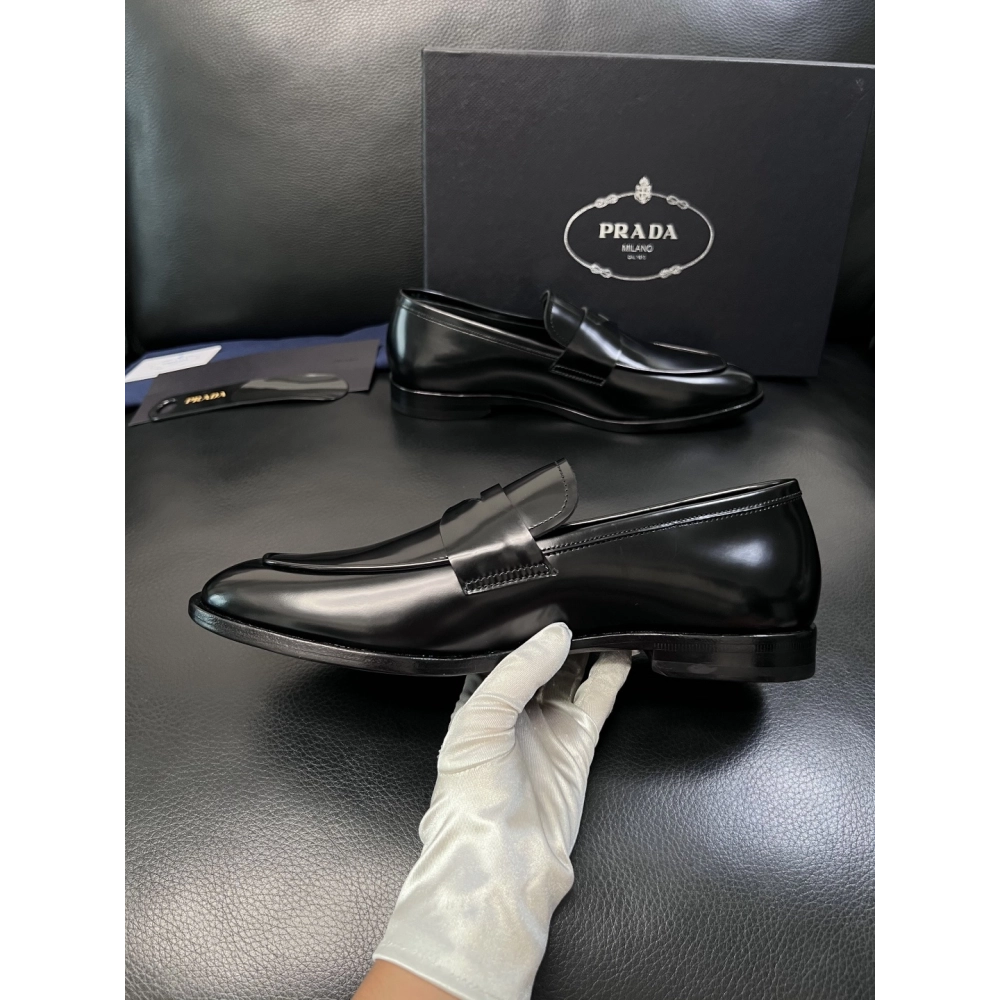 Prada leather shoes 054,PRADA SNEAKERS,Luxury Shoes
