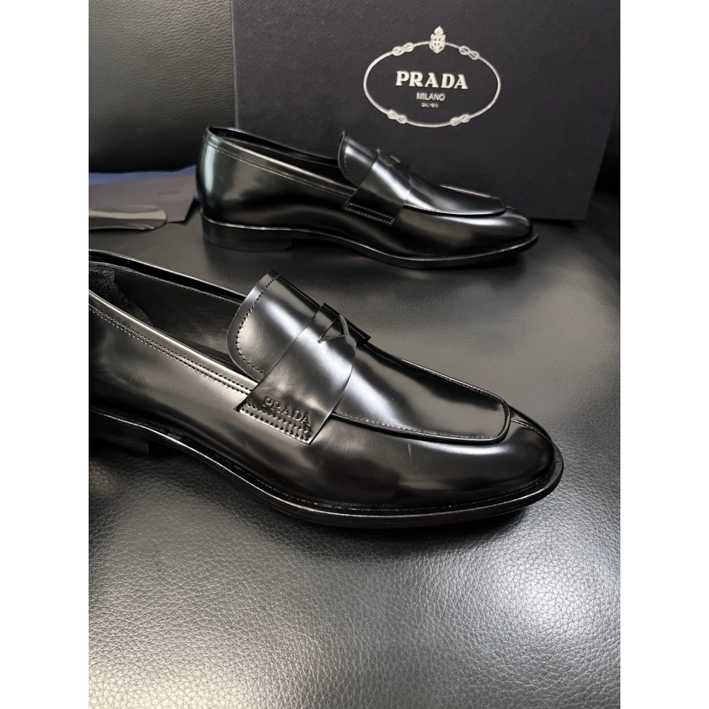 Prada leather shoes 054,PRADA SNEAKERS,Luxury Shoes