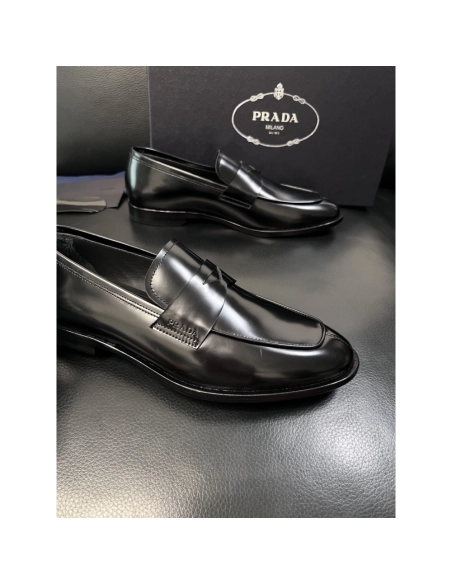 Prada leather shoes 054,PRADA SNEAKERS,Luxury Shoes